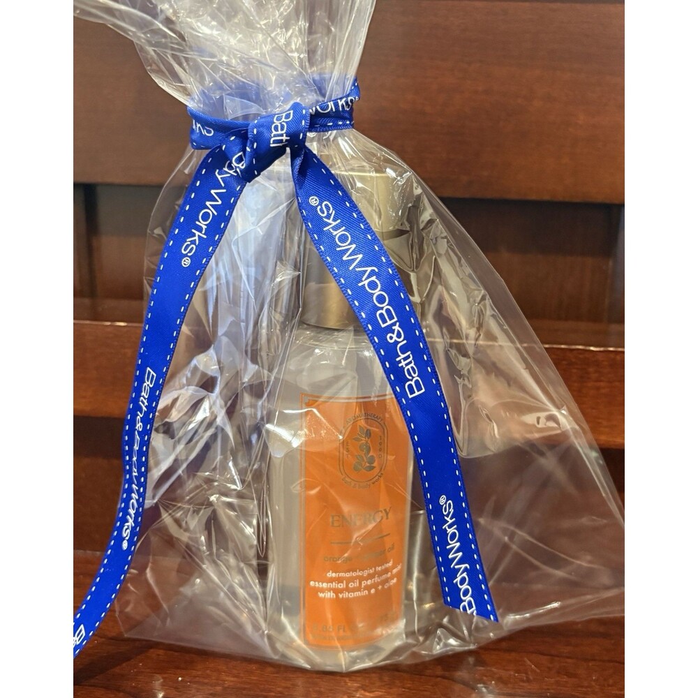 NEW BATH & BODY WORKS AROMATHERAPY ENERGY ORANGE GINGER ESSENTIAL OIL MIST SPRAY